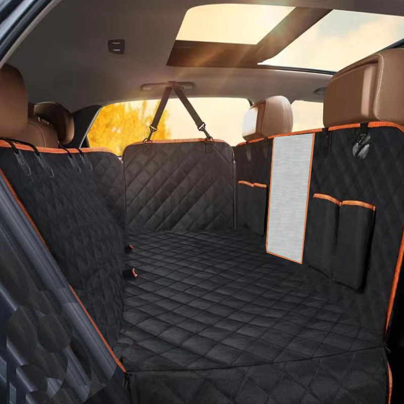 Tapis de voiture pour animaux en tissu Oxford – Banquette arrière anti‑salissures