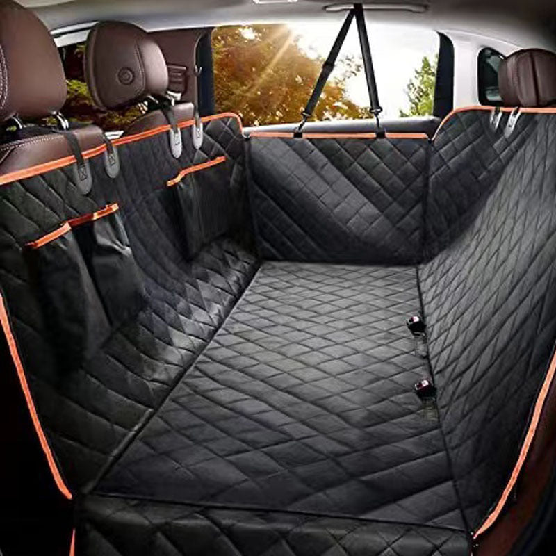 Tapis de voiture pour animaux en tissu Oxford – Banquette arrière anti‑salissures