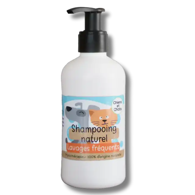 Shampooing naturel doux pour chiens et chats – soin hygiénique et respectueux de la peau